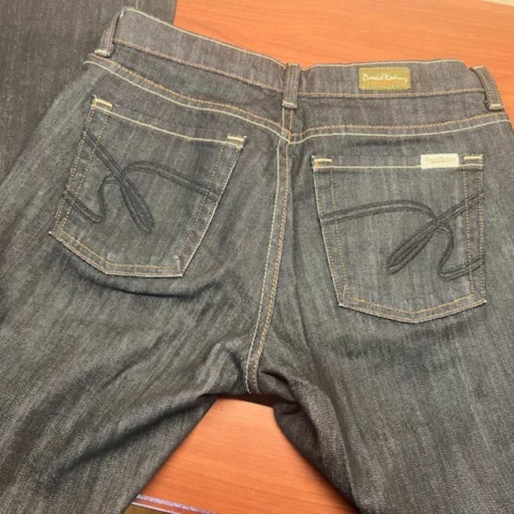 David Kahn. Black Jean. Boot cut. Size 28.
